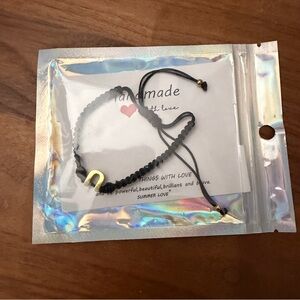 Gold Plated Initial Charm Bracelet